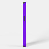 紫色のキーパッド付き計算機 iPhoneケース (右側面)
