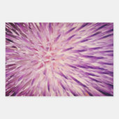 紫色のギフトラッピングシート ラッピングペーパーシート (正面)