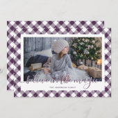 紫色のギンガ信じムのプライドの魔法写真 シーズンカード (正面/裏面)