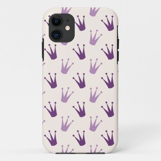 紫色のクラウンiPhone 5/5Sケース Case-Mate iPhoneケース (裏面)