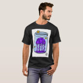 紫色のクラゲ Tシャツ (正面フル)