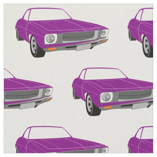 紫色のクラシックな車の生地 ファブリック (クローズアップ)