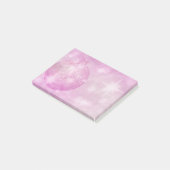 紫色のクリスマスのオーナメントの後it®ノート4 x 3 ポストイット (アングル)