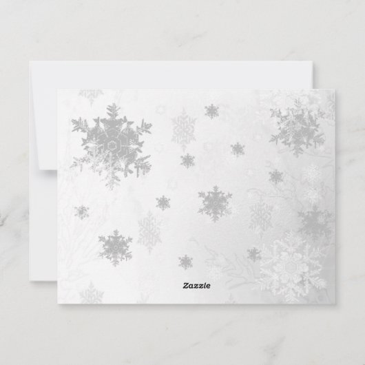 紫色のクリスマスツリーの写真 シーズンカード (裏面)