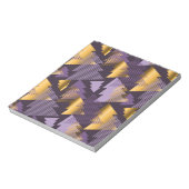 紫色のクリスマスツリー ノートパッド (回転)