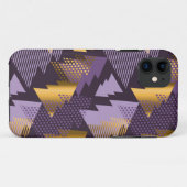 紫色のクリスマスツリー Case-Mate iPhoneケース (裏面(横))