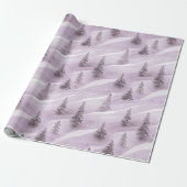 紫色のクリスマスパターン#10 ID1009 ラッピングペーパー (アンロールド)