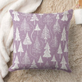 紫色のクリスマスパターン#6 ID1009 クッション (ブランケット)