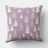 紫色のクリスマスパターン#6 ID1009 クッション (裏面)