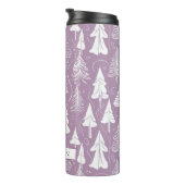 紫色のクリスマスパターン#6 ID1009 タンブラー (回転右)