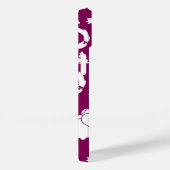 紫色のクリスマスパターン Case-Mate iPhoneケース (裏面 / 右)