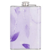 紫色のクリスマスプレゼントのフラスコ フラスク (裏面)