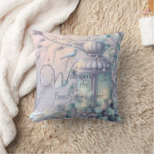 紫色のクリスマスランタンを作成する クッション (ブランケット)