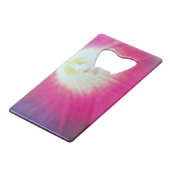 紫色のクレジットカードの栓抜き クレジットカード栓抜き (裏面アングル)