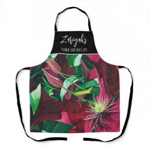 紫色のクレマティスフローラ、中