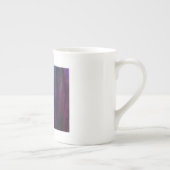 紫色のグラディエントのコーヒーマグ ボーンチャイナマグカップ (右)
