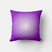 紫色のグラデーション枕クッション クッション (裏面)
