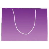 紫色のグラデーション ラージペーパーバッグ (裏面)