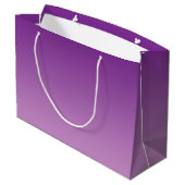 紫色のグラデーション ラージペーパーバッグ (裏面アングル)