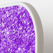 紫色のグリッターグラデーション名 ピックルボールラケット (左詳細)