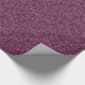 紫色のグリッター ラッピングペーパー (角)