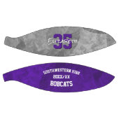 紫色のグレーのチーム名の最後の季節のキープサク バスケットボール (パネル)