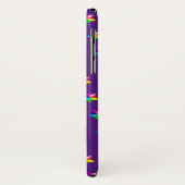 紫色のケース – Mate iPhoneケースに虹の星 Case-Mate iPhoneケース (裏面/左)