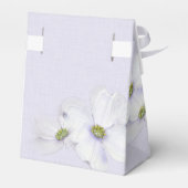 紫色のコスモスの結婚式の花 フェイバーボックス (裏面サイド)