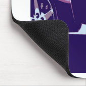 紫色のコルベット マウスパッド (コーナー)