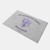 紫色のコンチシェルドオーマ ドアマット (アングル)