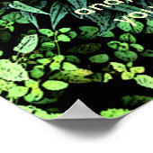 紫色のコンフロアーポスター ポスター (角)