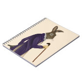 紫色のコートのウサギ2 ノートブック (左側)