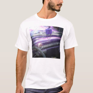紫色のサイコロ Tシャツ