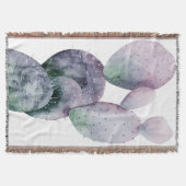 紫色のサボテン スローブランケット (正面)