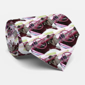 紫色のシェビーベルエア ネクタイ (ロール)