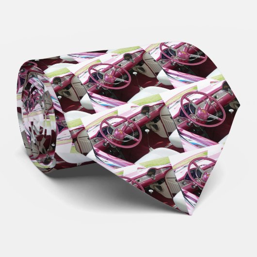 紫色のシェビーベルエア ネクタイ (ロール)