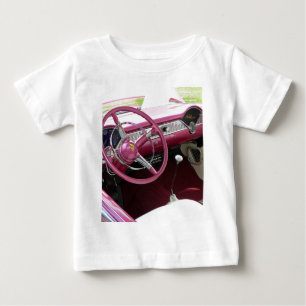紫色のシェビーベルエア ベビーTシャツ