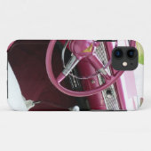 紫色のシェビーベルエア Case-Mate iPhoneケース (裏面(横))