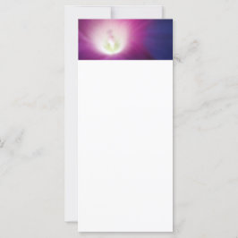 紫色のシェード付きラックカード