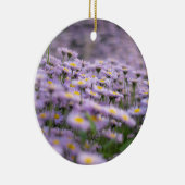 紫色のシオンの花 セラミックオーナメント (右)