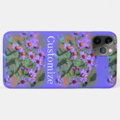 紫色のシオンiPhoneケース Case-Mate iPhoneケース (裏面(横))
