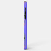 紫色のシオンiPhoneケース Case-Mate iPhoneケース (裏面/左)