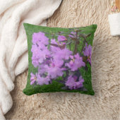 紫色のシャクナゲ クッション (ブランケット)