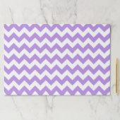 紫色のジグザグ、紫の山形、幾何学模様 ペーパーパッド (インサイチュ)