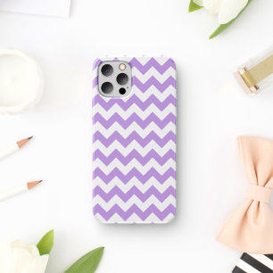 紫色のジグザグ、紫の山形、幾何学模様 iPhone 11 ケース