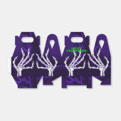 紫色のスケルトンハンズゲーブル フェイバーボックス (折り畳みなし)