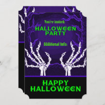 紫色のスケルトンハンド