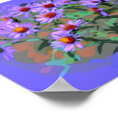 紫色のスターポスター ポスター (角)