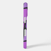 紫色のステンドグラスパターン Case-Mate iPhoneケース (裏面 / 右)