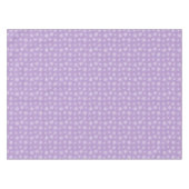紫色のスノーフレークテーブルクロス テーブルクロス (正面(横))